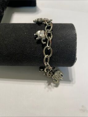 Charm-Silver Elephant Charm Bracelet